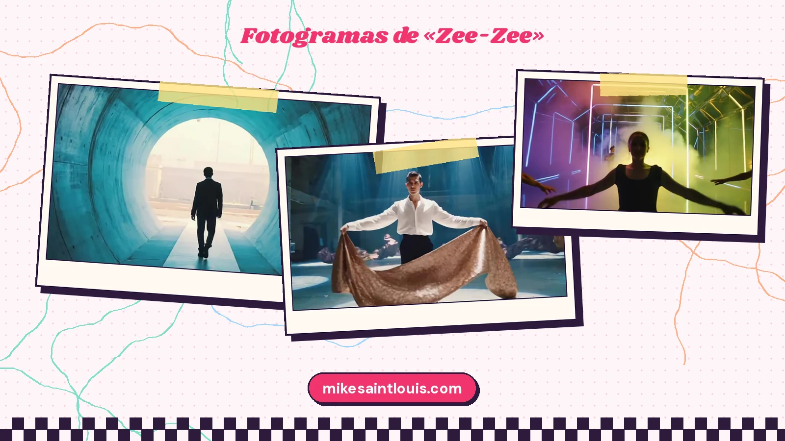 Fotogramas del videoclip oficial de «Zee-Zee», de Mike Sain't Louis