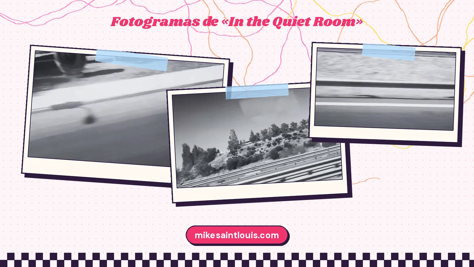 Stills from the official music video for «In the Quiet Room» by Mike Sain't Louis