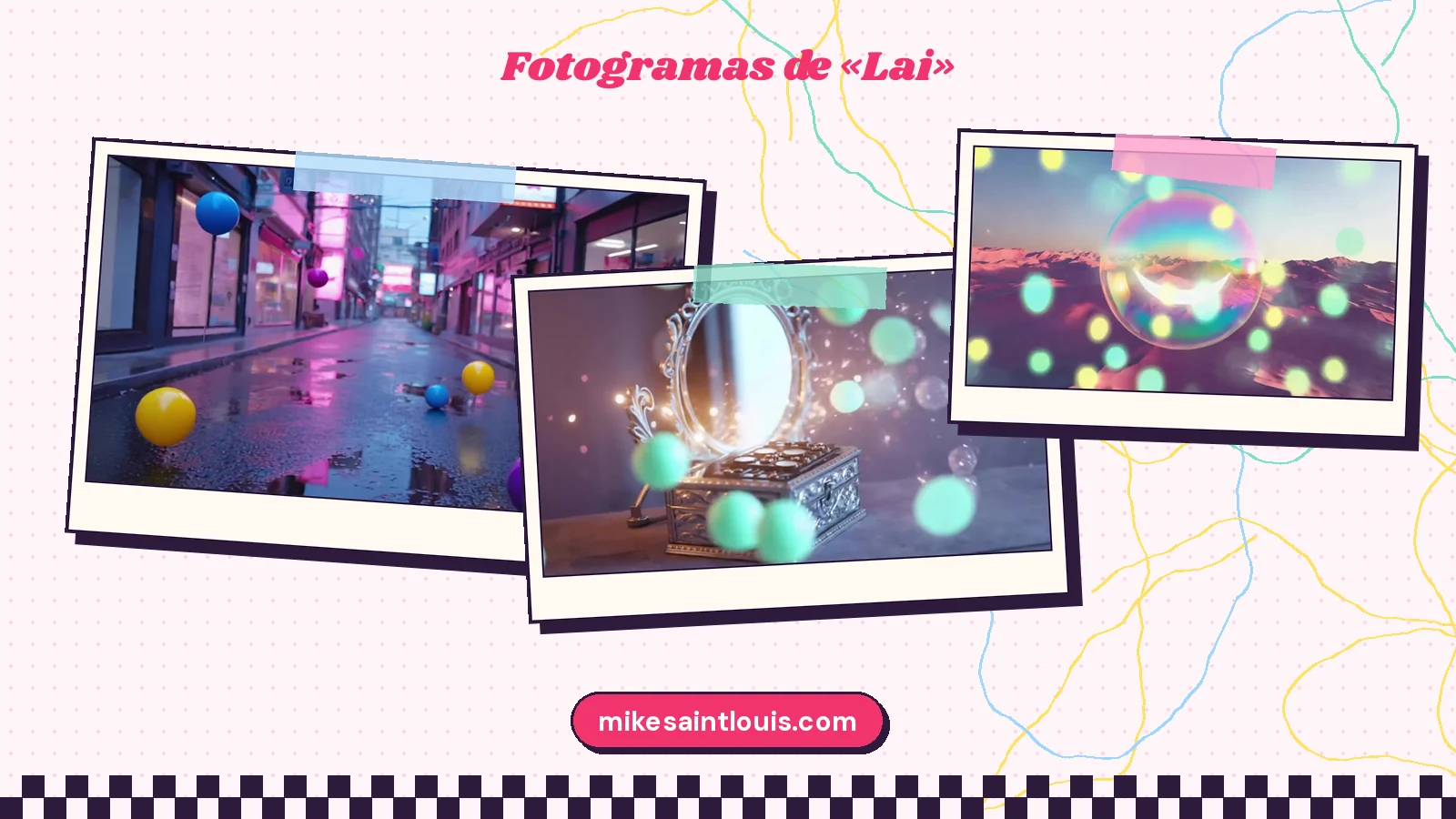Stills from the official music video for «Lai» by Mike Sain't Louis