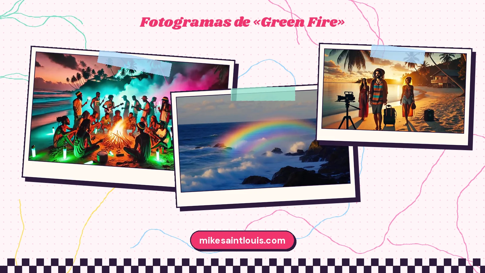 Más fotogramas del videoclip oficial de «Green Fire», de Mike Sain't Louis