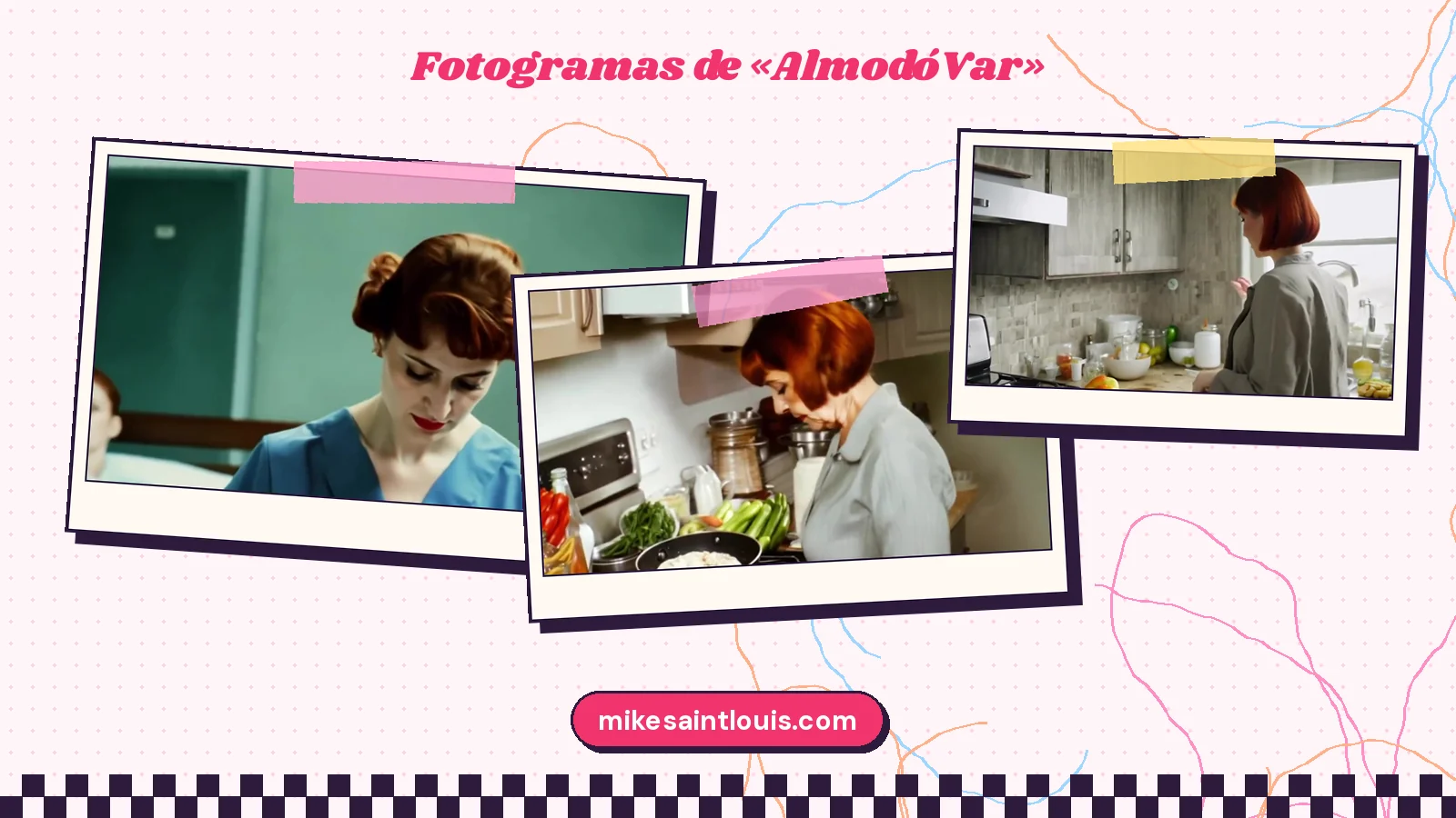 Stills from the official music video for «AlmodóVar» by Mike Sain't Louis