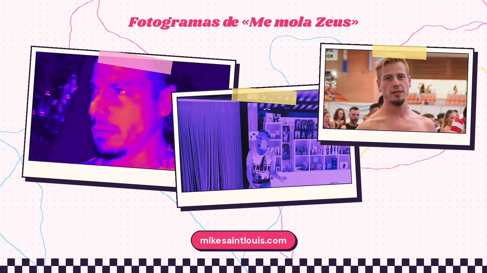 Stills from the official music video for «Me mola Zeus» by Mike Sain't Louis
