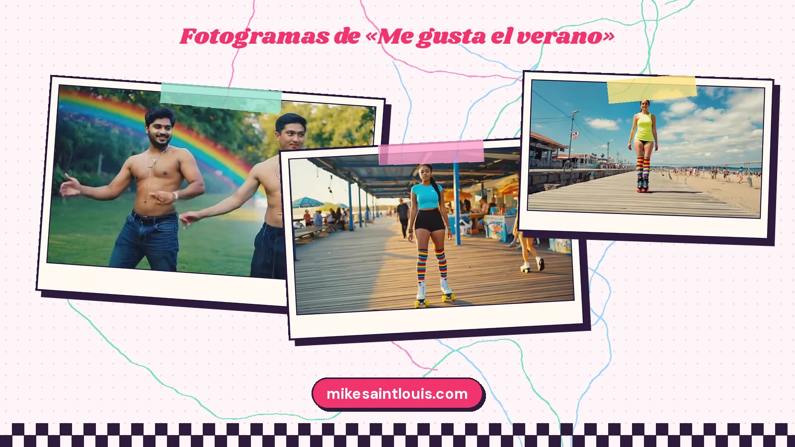 Más fotogramas del videoclip oficial de «Me gusta el verano», de Mike Sain't Louis