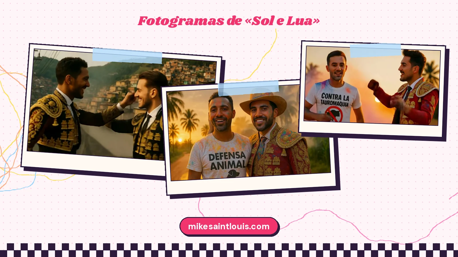 Más fotogramas del videoclip oficial de «Sol e Lua», de Mike Sain't Louis