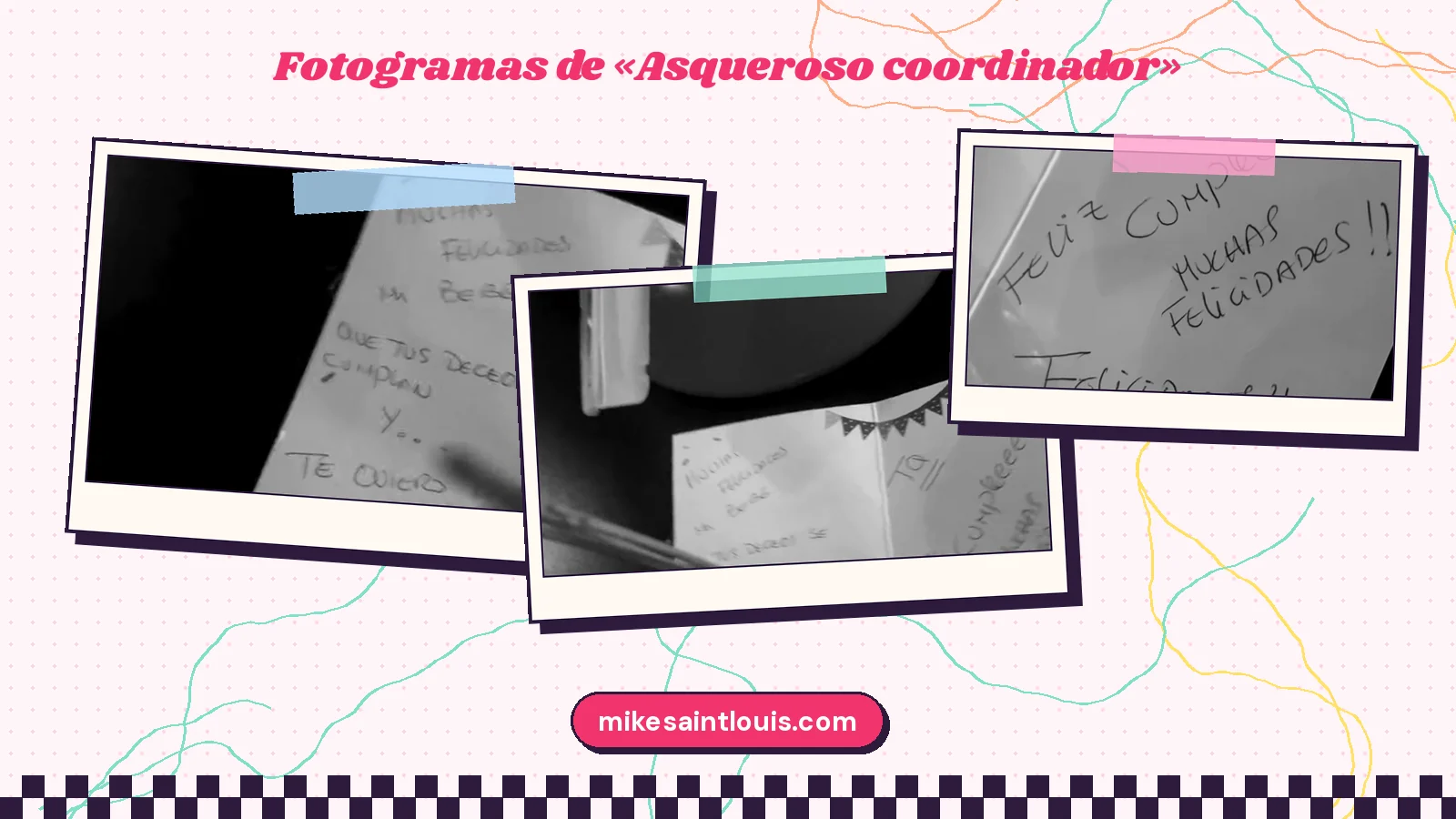 Fotogramas del videoclip oficial de «Asqueroso coordinador», de Mike Sain't Louis