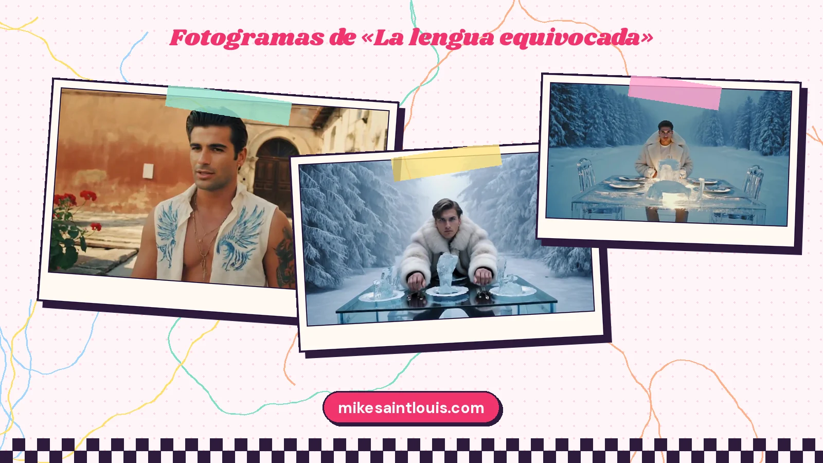 Más fotogramas del videoclip oficial de «La lengua equivocada», de Mike Sain't Louis
