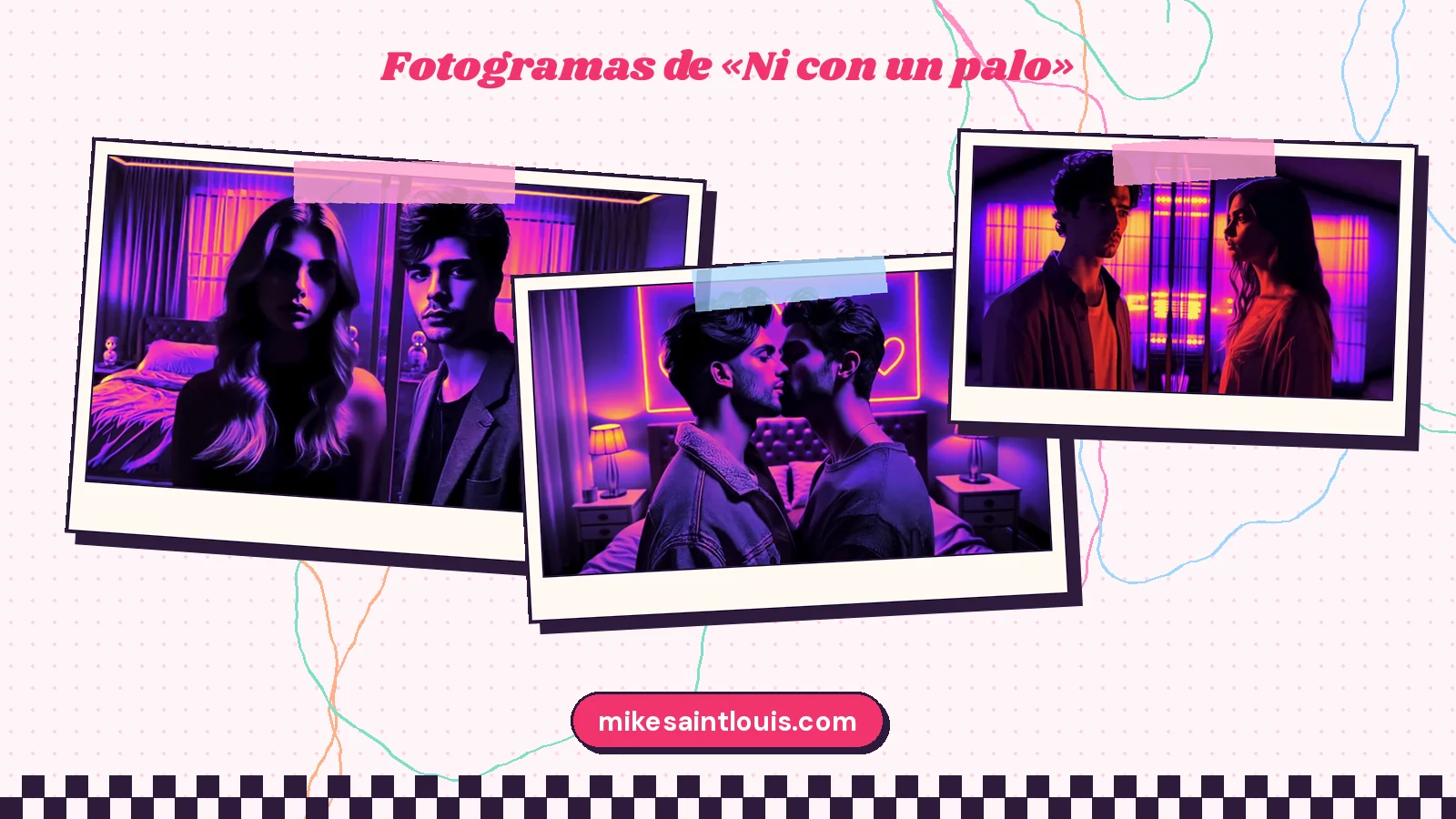 Fotogramas del videoclip oficial de «Ni con un palo», de Mike Sain't Louis