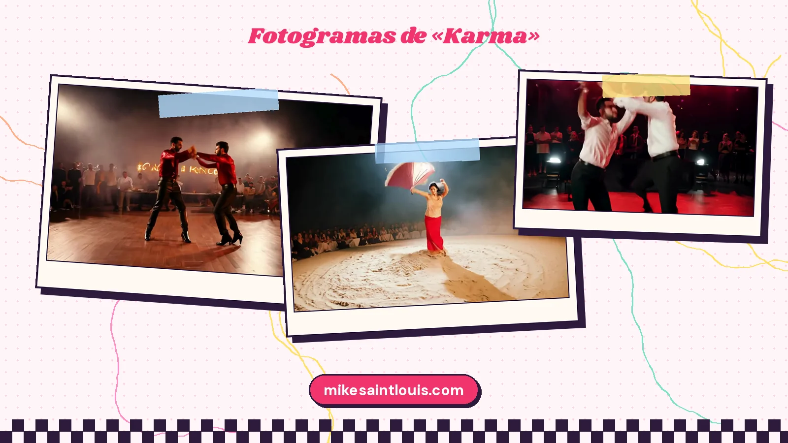 Fotogramas del videoclip oficial de «Karma», de Mike Sain't Louis
