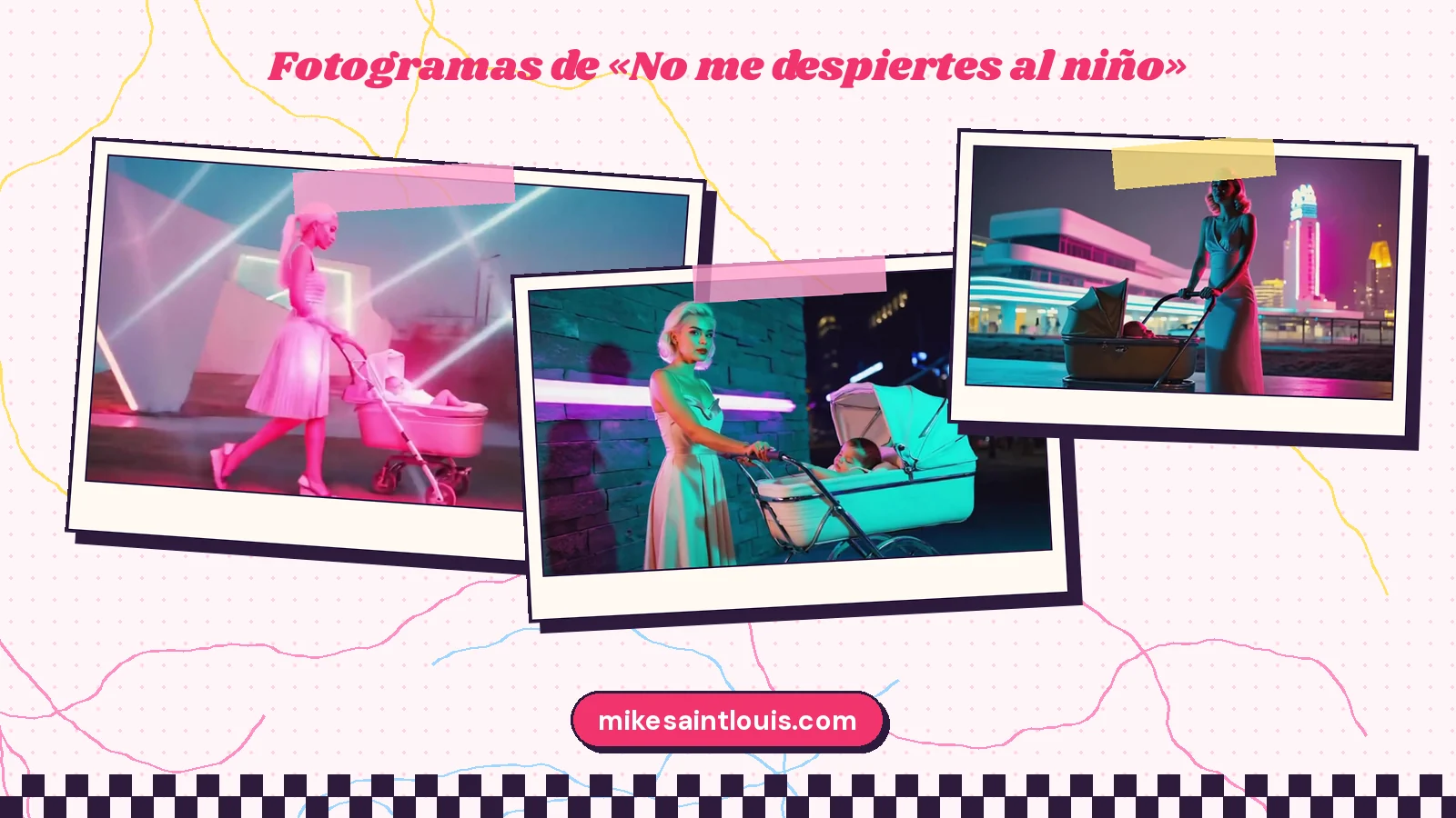Más fotogramas del videoclip oficial de «No me despiertes al niño», de Mike Sain't Louis