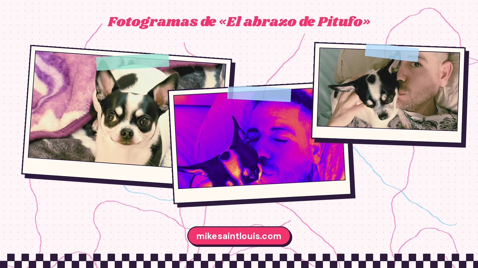 Fotogramas del videoclip oficial de «El abrazo de Pitufo», de Mike Sain't Louis