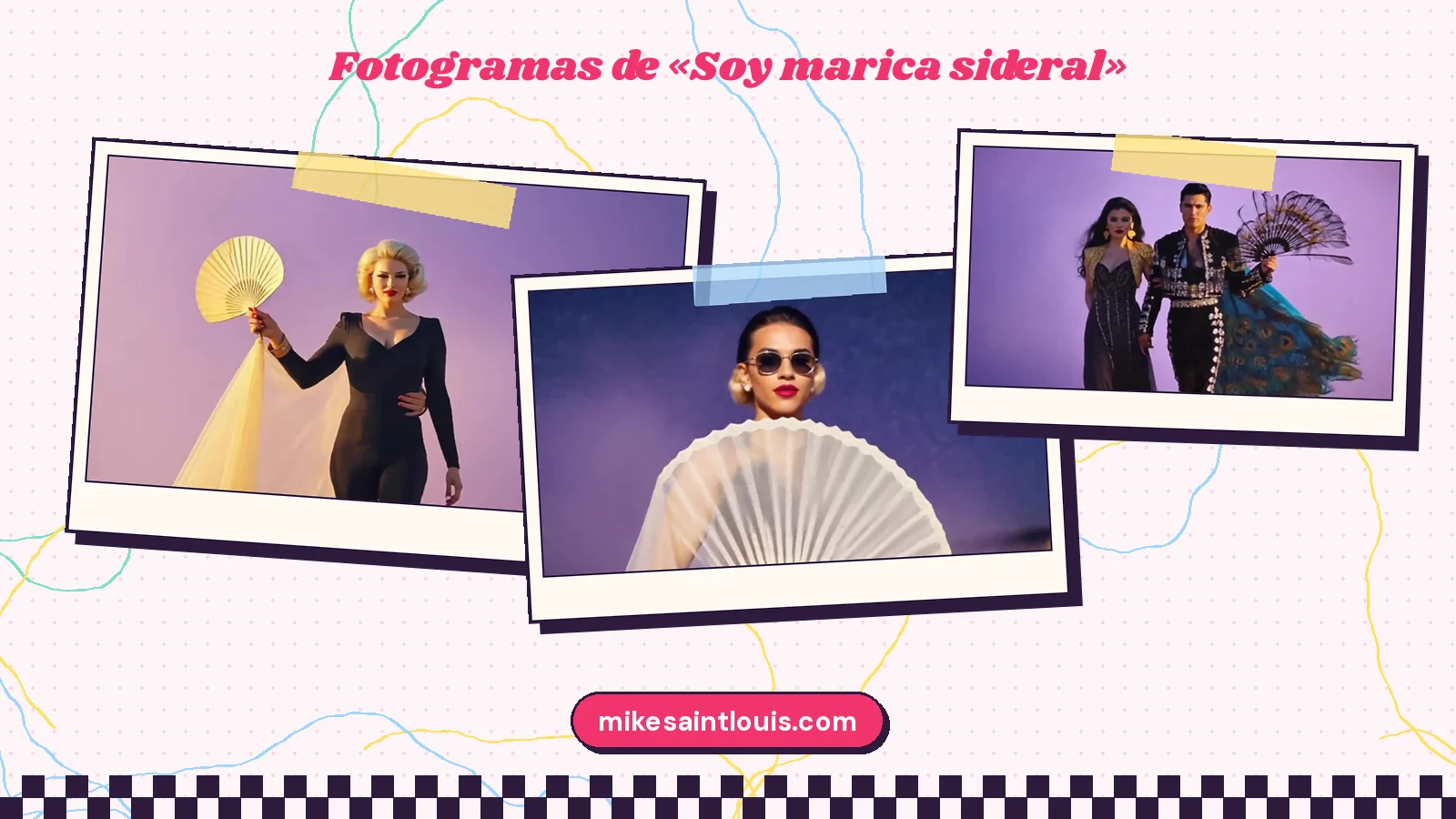Fotogramas del videoclip oficial de «Soy marica sideral», de Mike Sain't Louis