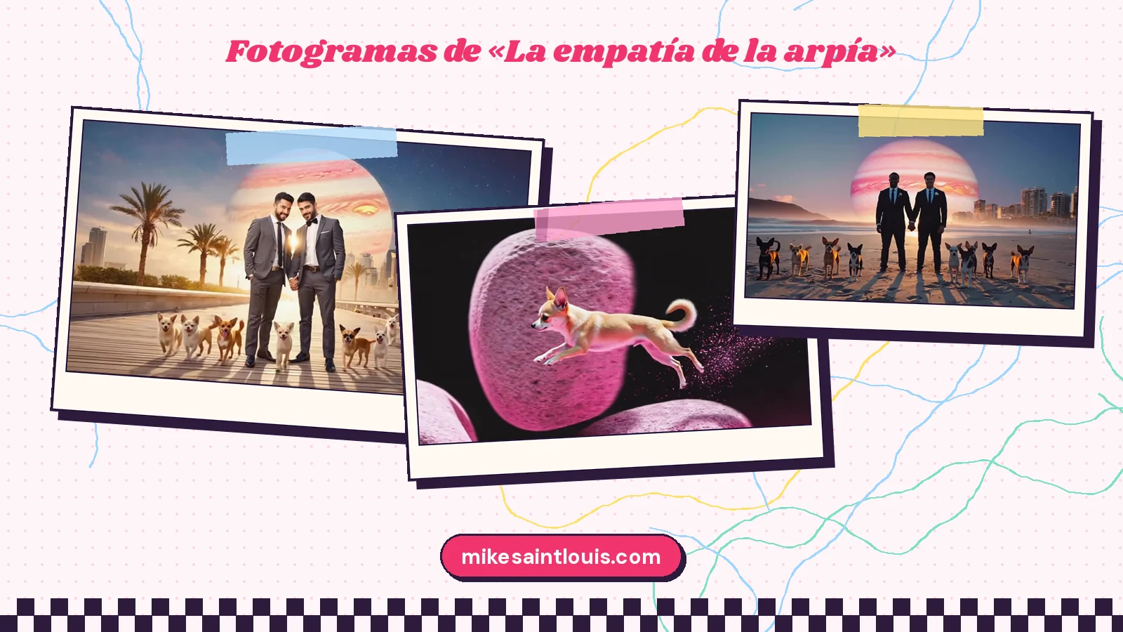 Fotogramas del videoclip oficial de «La empatía de la arpía», de Mike Sain't Louis