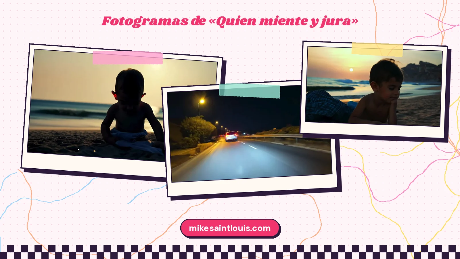 Stills from the official music video for «Quien miente y jura» by Mike Sain't Louis
