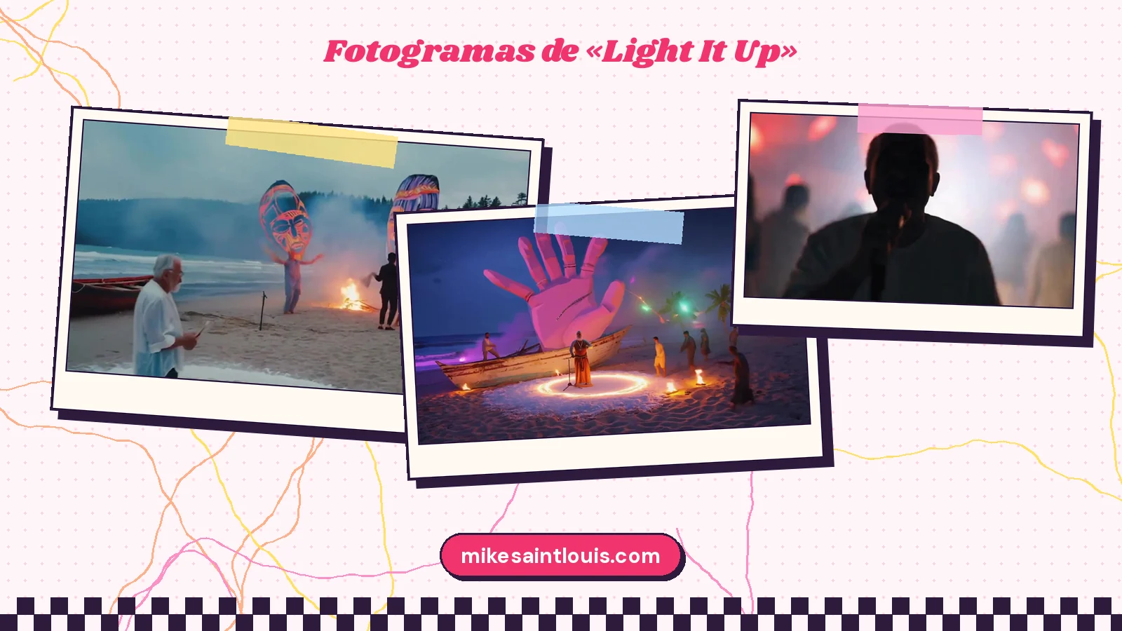 Más fotogramas del videoclip oficial de «Light It Up», de Mike Sain't Louis