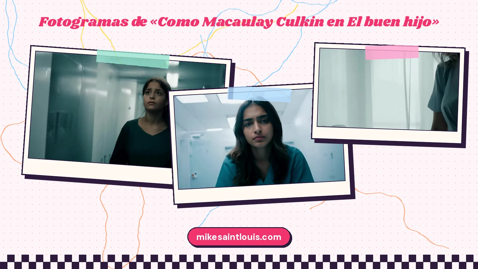 Fotogramas del videoclip oficial de «Como Macaulay Culkin en El buen hijo», de Mike Sain't Louis