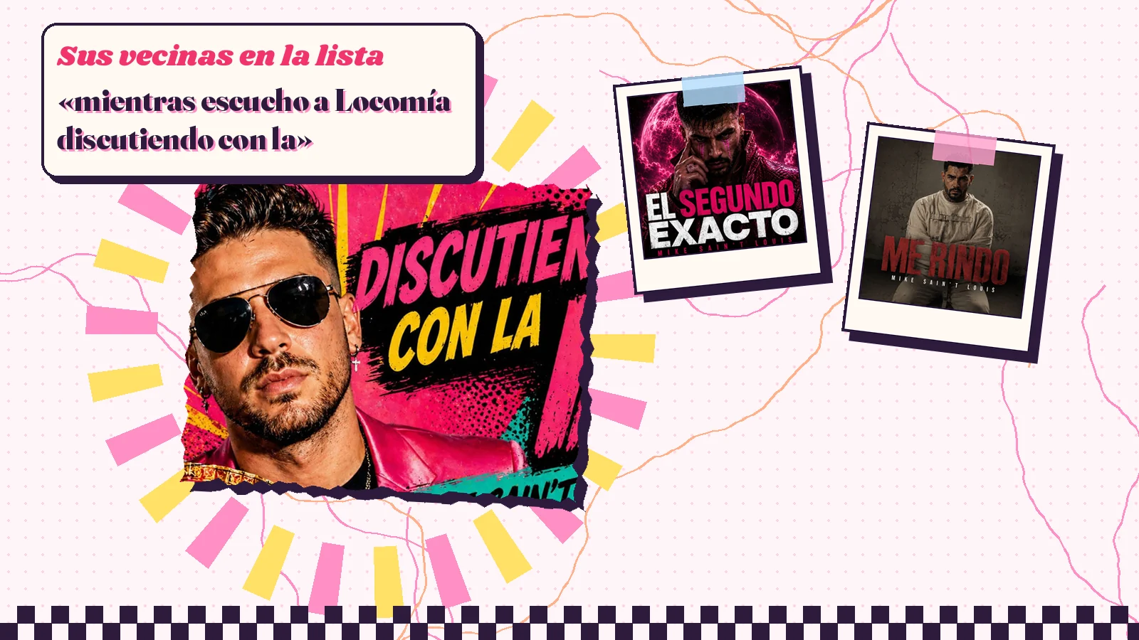 Collage con un detalle de la carátula de «Discutiendo con la IA» y las carátulas de «El segundo exacto», «Me Rindo»