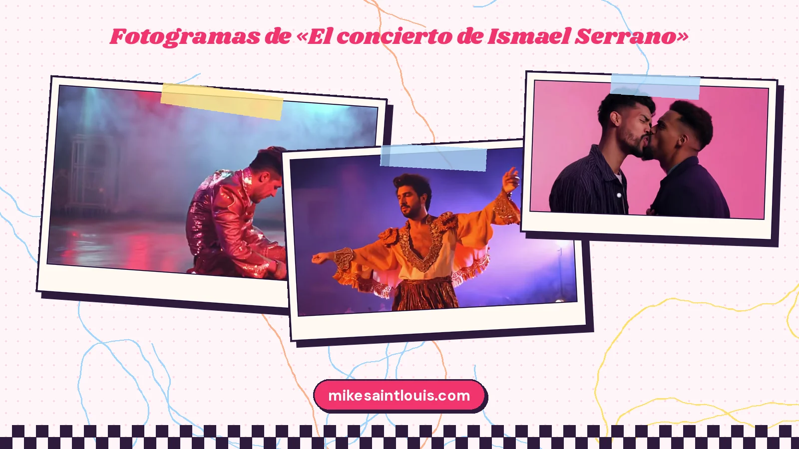 Fotogramas del videoclip oficial de «El concierto de Ismael Serrano», de Mike Sain't Louis