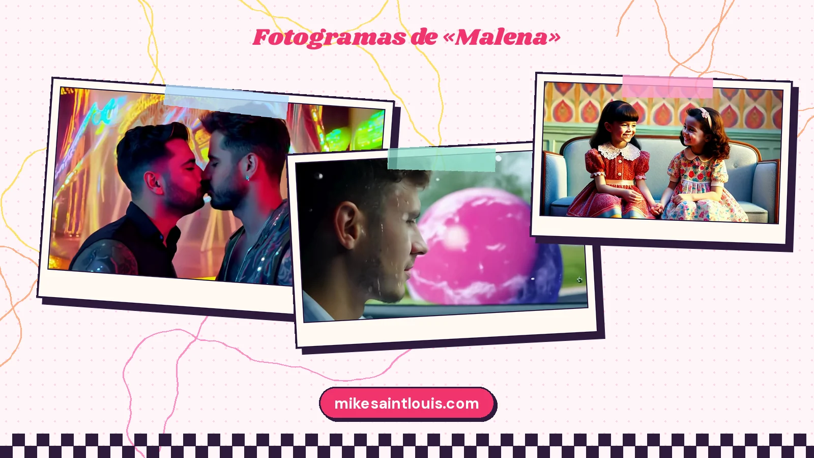 Fotogramas del videoclip oficial de «Malena», de Mike Sain't Louis