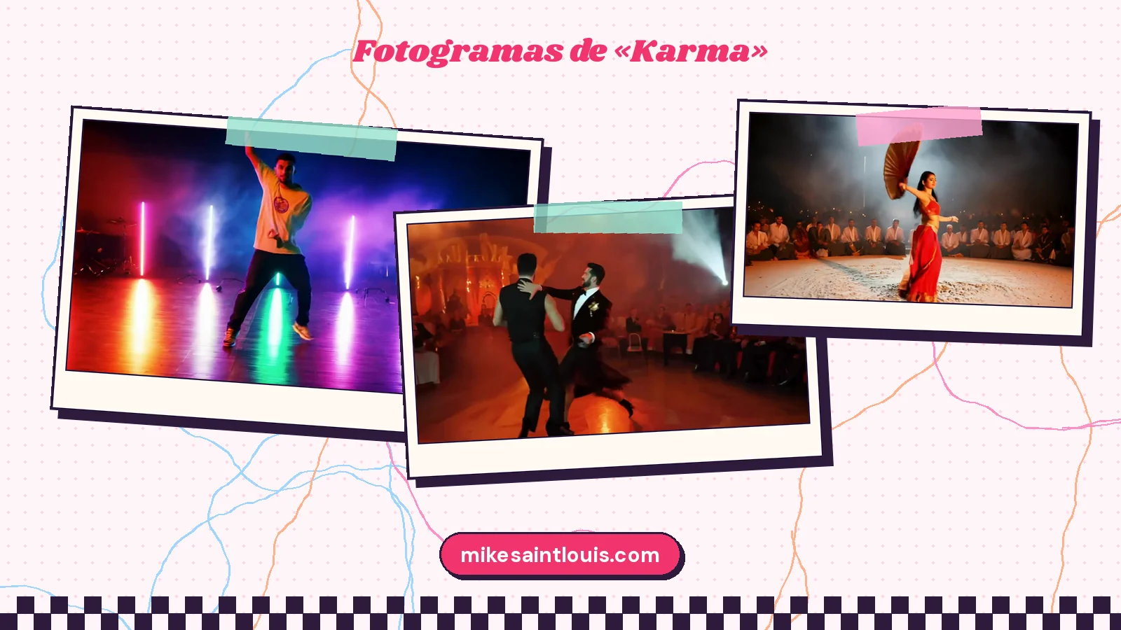 Fotogramas del videoclip oficial de «Karma», de Mike Sain't Louis