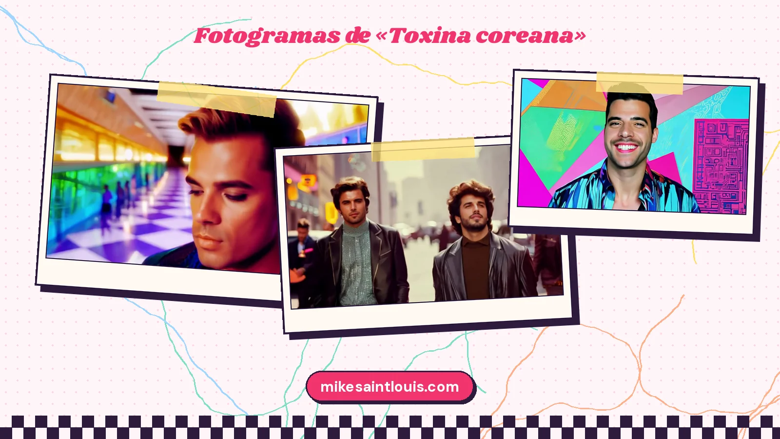 Fotogramas del videoclip oficial de «Toxina coreana», de Mike Sain't Louis