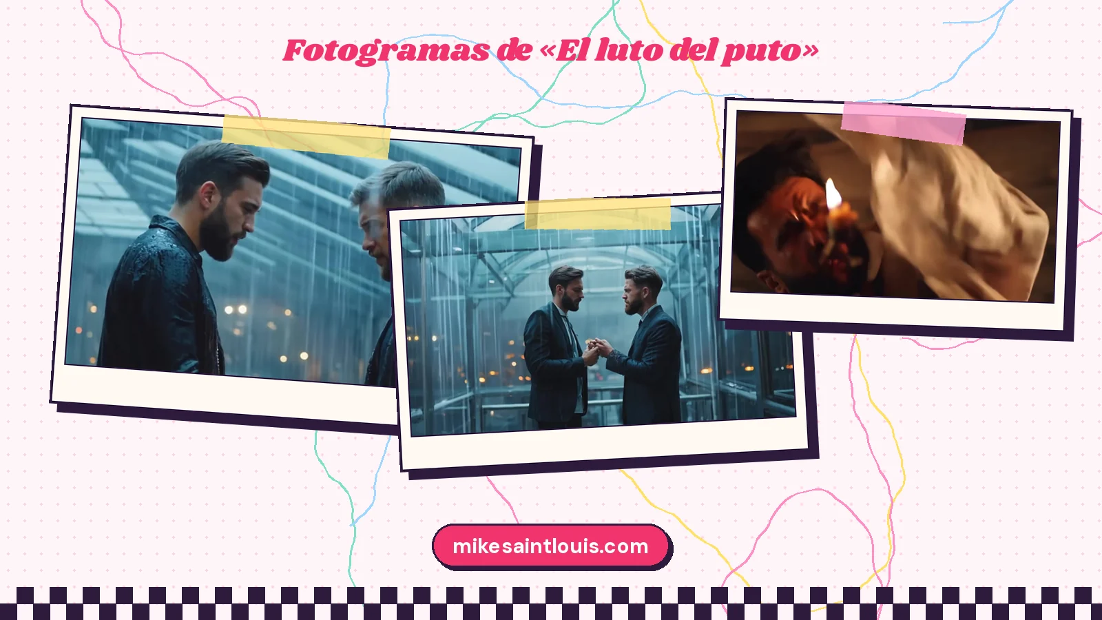 Más fotogramas del videoclip oficial de «El luto del puto», de Mike Sain't Louis