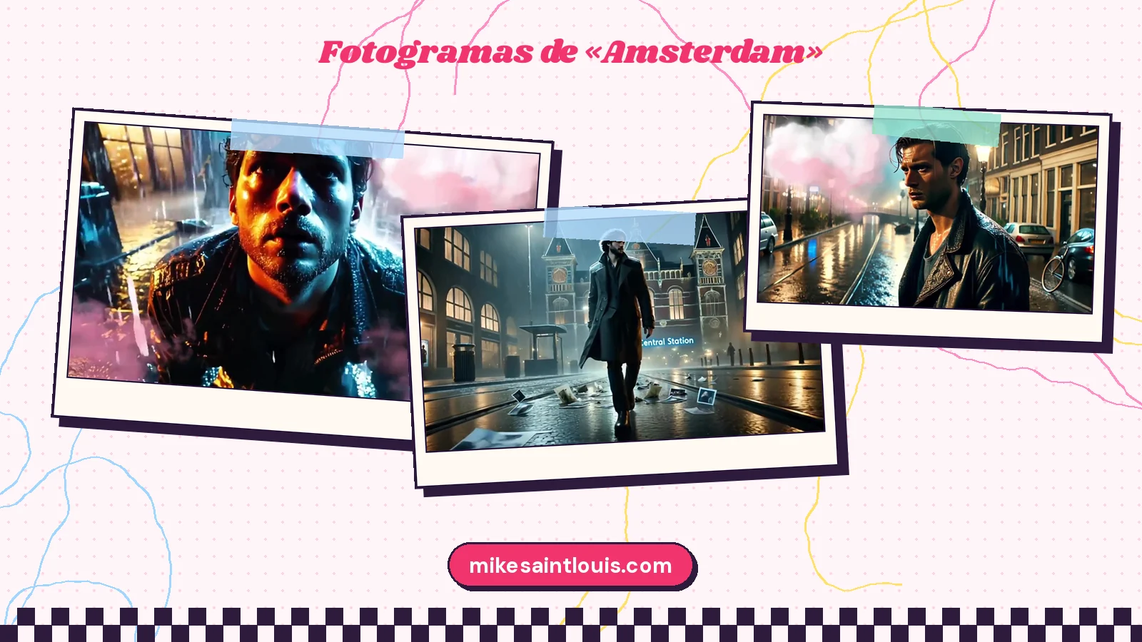 Fotogramas del videoclip oficial de «Amsterdam», de Mike Sain't Louis