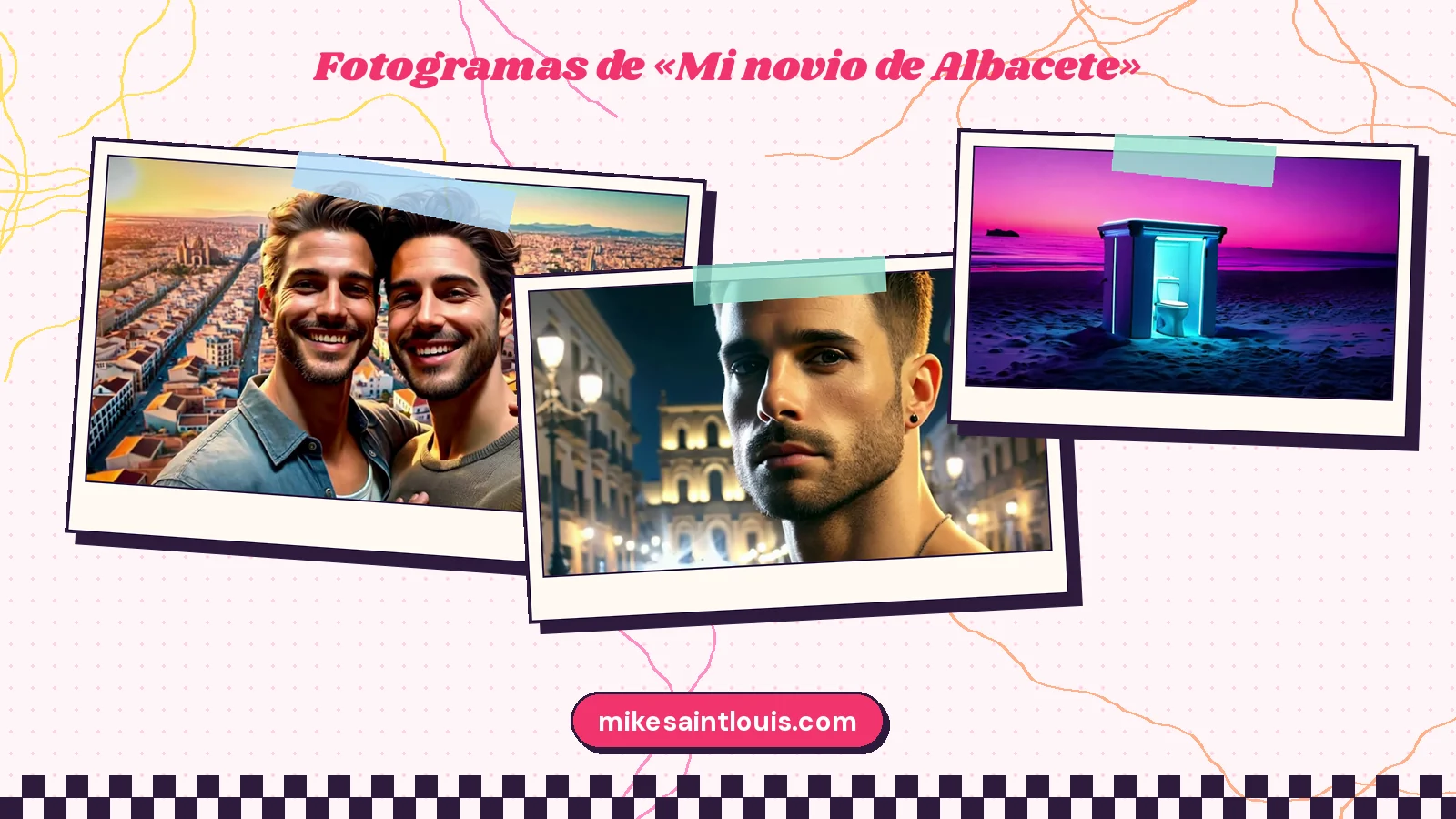Fotogramas del videoclip oficial de «Mi novio de Albacete», de Mike Sain't Louis