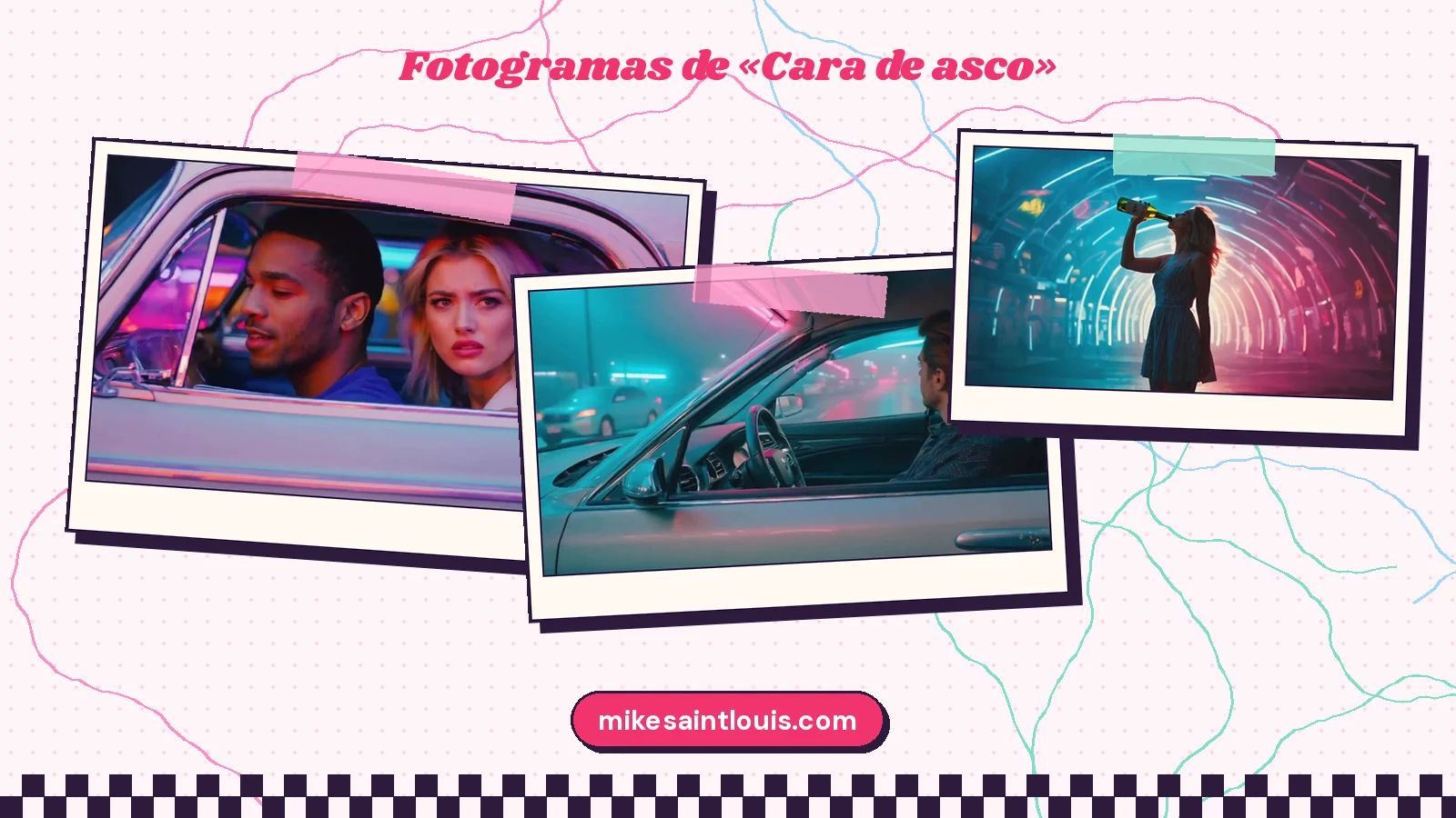 Fotogramas del videoclip oficial de «Cara de asco», de Mike Sain't Louis