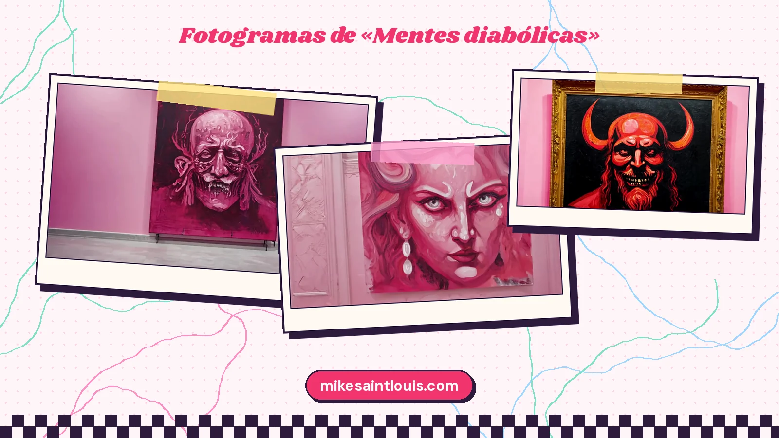 Fotogramas del videoclip oficial de «Mentes diabólicas», de Mike Sain't Louis