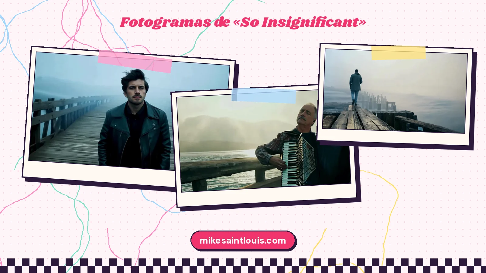 Fotogramas del videoclip oficial de «So Insignificant», de Mike Sain't Louis