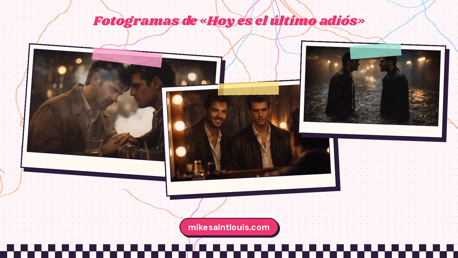 Fotogramas del videoclip oficial de «Hoy es el último adiós», de Mike Sain't Louis