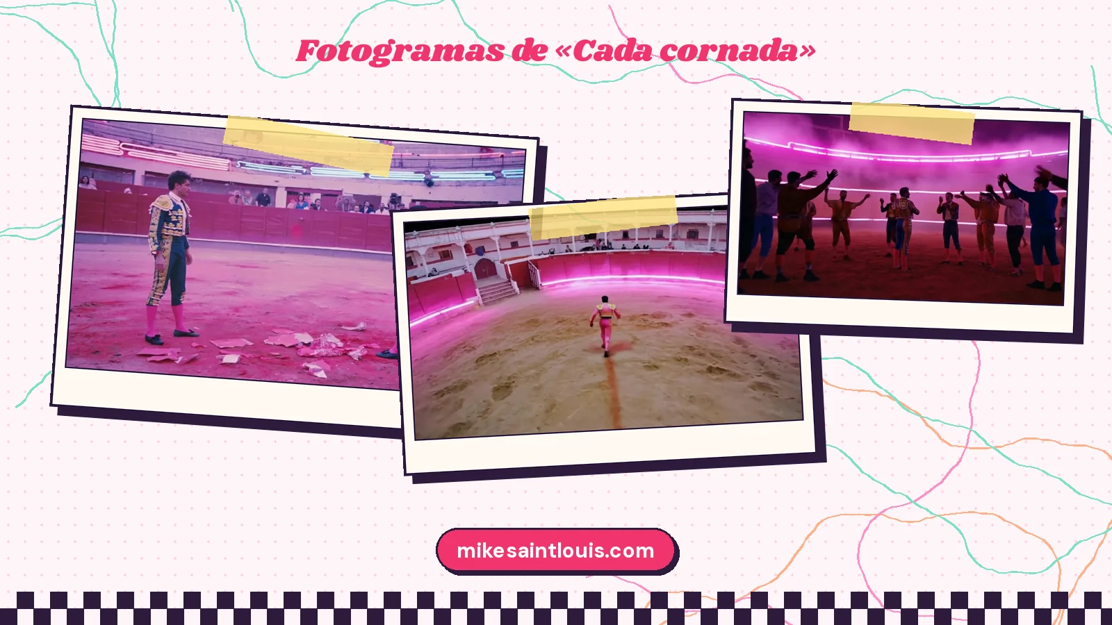 Fotogramas del videoclip oficial de «Cada cornada», de Mike Sain't Louis