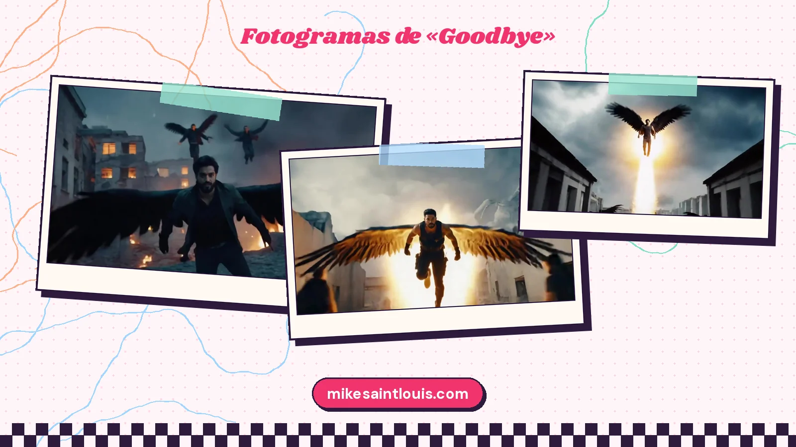 Fotogramas del videoclip oficial de «Goodbye», de Mike Sain't Louis