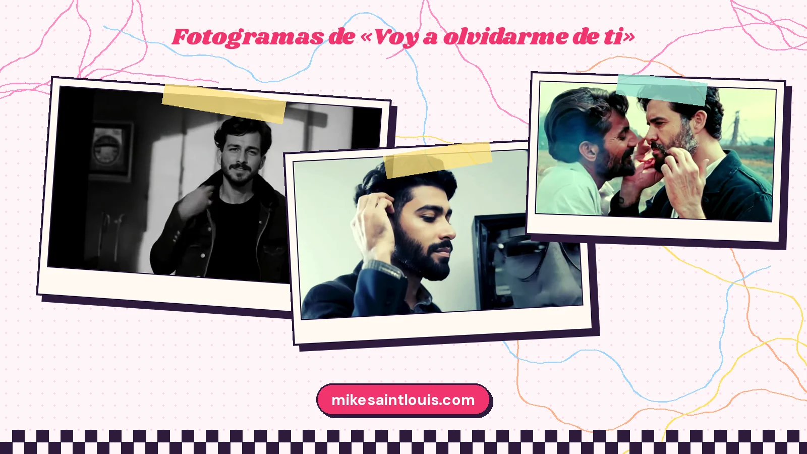 Fotogramas del videoclip oficial de «Voy a olvidarme de ti», de Mike Sain't Louis