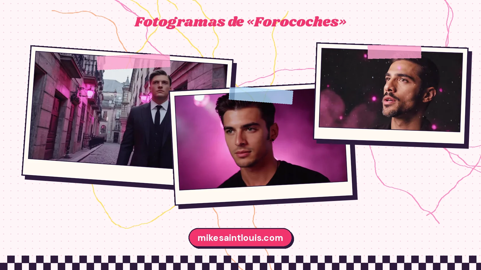 Stills from the official music video for «Forocoches» by Mike Sain't Louis