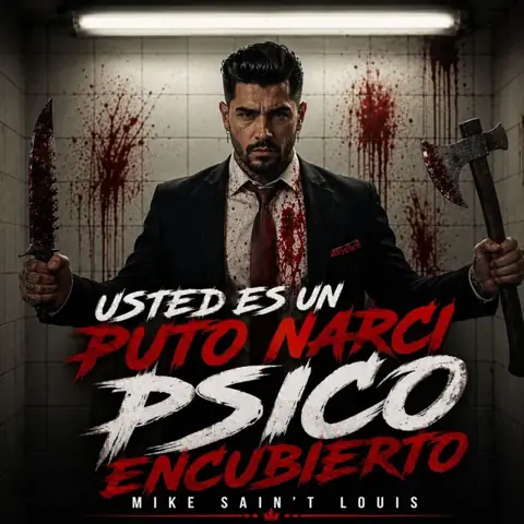 Portada del single USTED ES UN PUTO NARCI PSICO ENCUBIERTO
